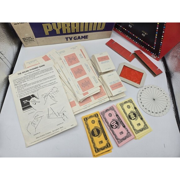 Vintage 1978 The $20,000 Pyramid Board Game Incomplete Great For Replacement Pcs - Picture 3 of 16